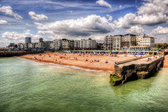 Картинка города нью-йорк+ сша побережье дома нью-йорк brighton beach
