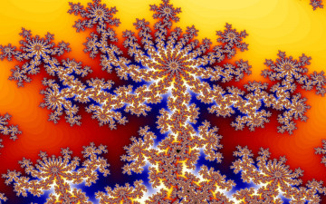 Картинка 3д+графика фракталы+ fractal фон узор цвета