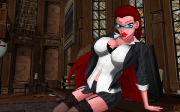 Картинка рисованные люди девушка взгляд