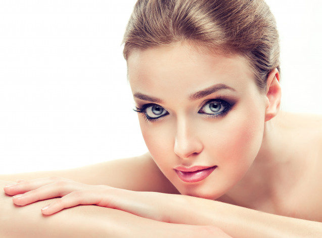 Обои картинки фото девушки, -unsort , лица,  портреты, глазищи