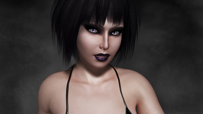 Обои картинки фото 3д графика, портрет , portraits, девушка, взгляд
