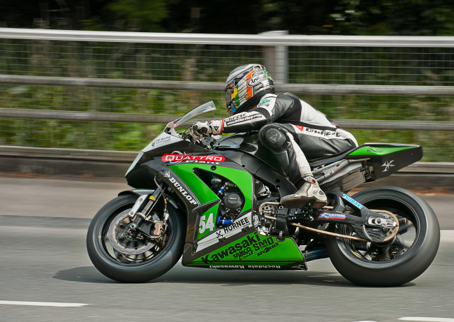 Обои картинки фото спорт, мотоспорт, трасса, байк, гонщик