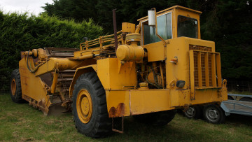 Картинка terex+earth+scraper техника строительная+техника скрепер