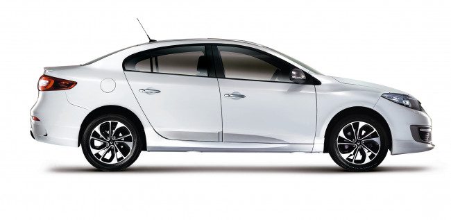 Обои картинки фото автомобили, renault, gt, fluence, светлый, 2015г