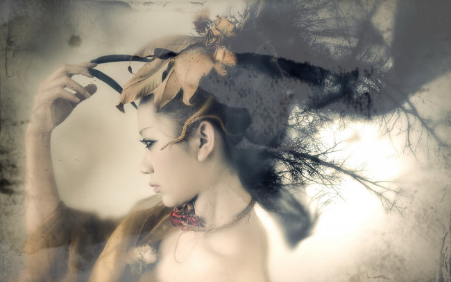 Обои картинки фото девушки, -unsort , креатив, стиль, девушка, азиатка