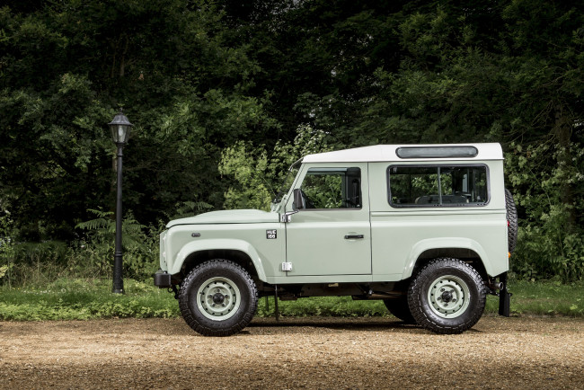 Обои картинки фото автомобили, land-rover, 2015г, heritage, uk-spec, defender, 90, land, rover