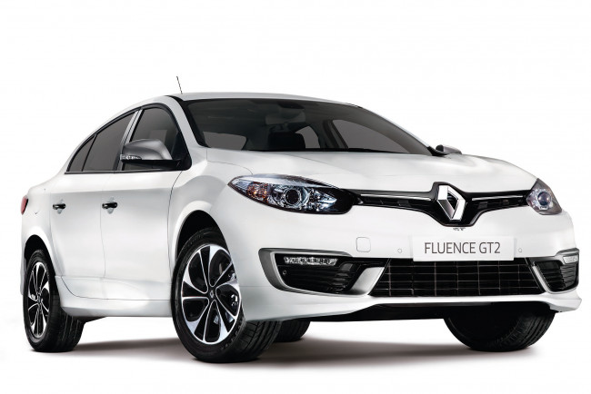 Обои картинки фото автомобили, renault, 2015г, светлый, gt, fluence