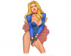 Картинка рисованное комиксы фон взгляд девушка