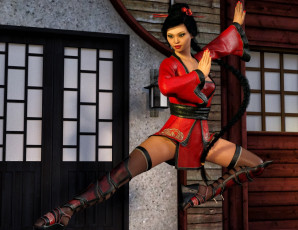 Картинка 3д+графика люди+ people девушка фон взгляд