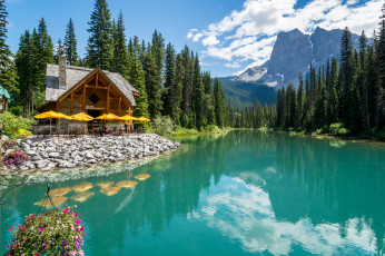 Картинка города -+пейзажи река лес горы