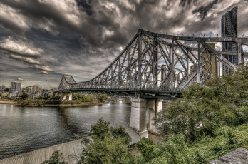 Картинка города -+мосты река мост