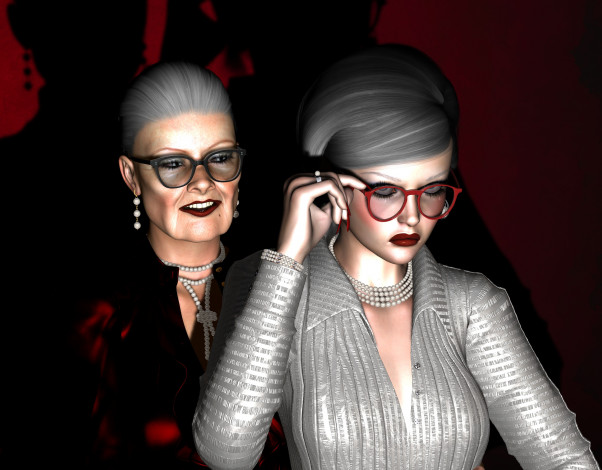 Обои картинки фото 3д графика, люди , people, фон, взгляд, девушка