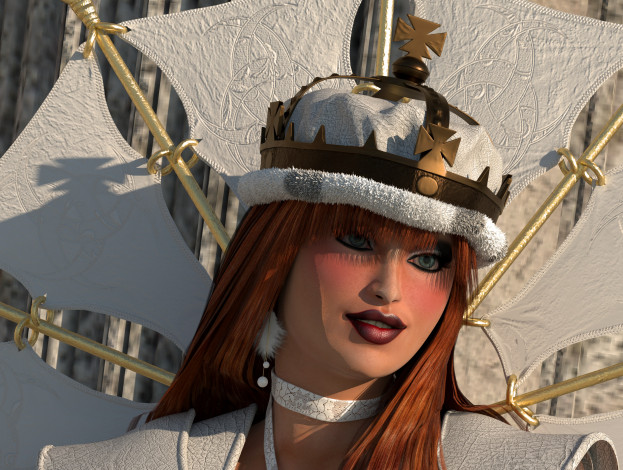 Обои картинки фото 3д графика, портрет , portraits, фон, взгляд, девушка