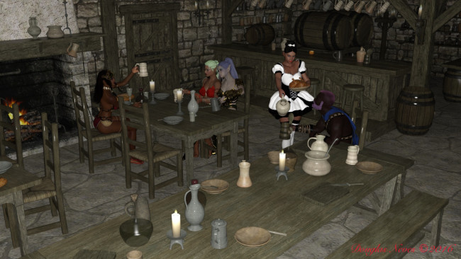 Обои картинки фото 3д графика, эльфы , elves, интерьер, взгляд, фон, эльфийки