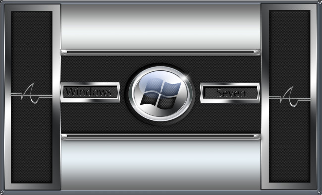Обои картинки фото компьютеры, windows 7 , vienna, фон, логотип
