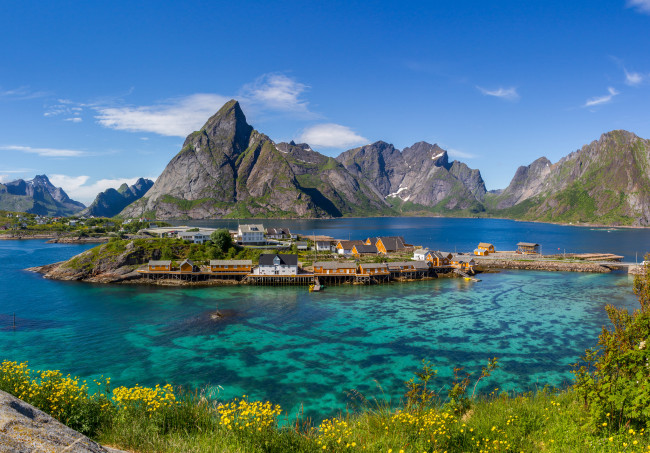 Обои картинки фото города, - пейзажи, горы, озеро