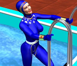 Картинка 3д+графика спорт+ sport фон взгляд девушка