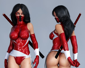 Картинка 3д+графика фантазия+ fantasy девушка фон взгляд