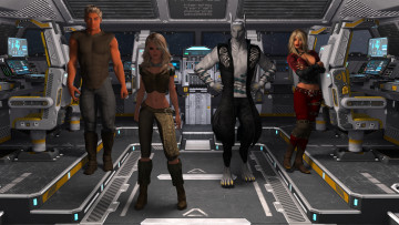 Картинка 3д+графика фантазия+ fantasy девушки взгляд фон