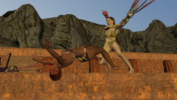 Картинка 3д+графика фантазия+ fantasy фон взгляд девушка