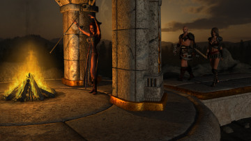 Картинка 3д+графика фантазия+ fantasy фон взгляд девушка