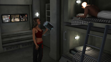 Картинка 3д+графика фантазия+ fantasy взгляд девушка фон