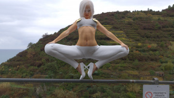 Картинка 3д+графика люди+ people фон взгляд девушка