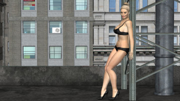 Картинка 3д+графика люди+ people фон взгляд девушка