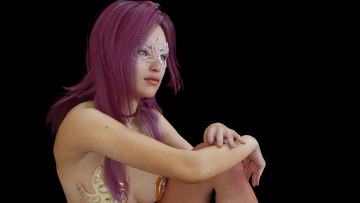 Картинка 3д+графика люди+ people взгляд девушка фон