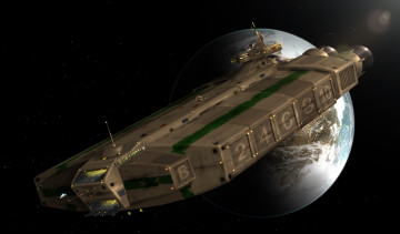 Картинка 3д+графика космические+корабли +звездолеты+ spaceships +starships галактики вселенная полет космический корабль