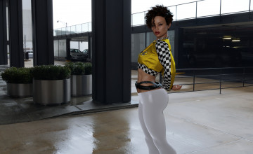 Картинка 3д+графика люди+ people фон взгляд девушка