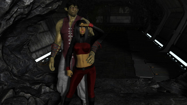 Обои картинки фото 3д графика, фантазия , fantasy, фон, девушка, взгляд