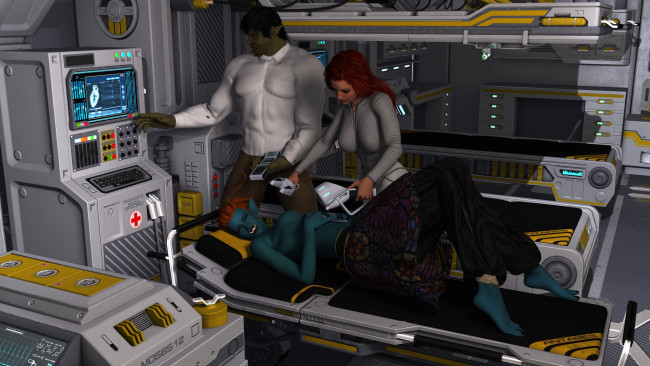 Обои картинки фото 3д графика, фантазия , fantasy, фон, взгляд, девушка