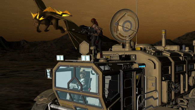 Обои картинки фото 3д графика, фантазия , fantasy, фон, взгляд, девушка