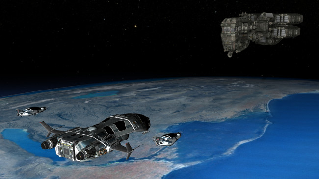 Обои картинки фото 3д графика, космические корабли,  звездолеты , spaceships,  starships, полет, вселенная, галактики, космический, корабль