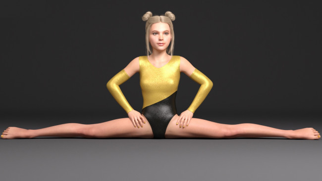 Обои картинки фото 3д графика, спорт , sport, фон, взгляд, девушка