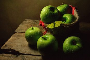Картинка еда яблоки