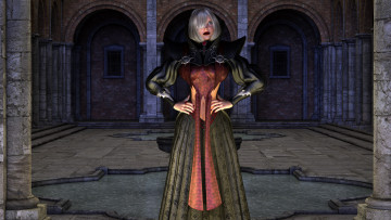 Картинка 3д+графика фантазия+ fantasy девушка фон платье