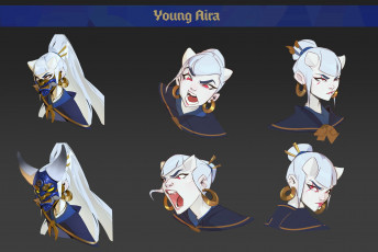 Картинка аниме животные +существа лицо маски эмоции