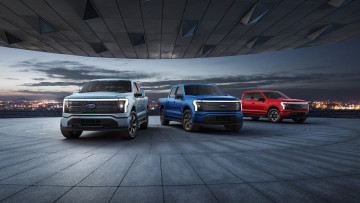 Картинка автомобили ford 2022 f150 lightning электромобиль truck peakpx пикап новая модель