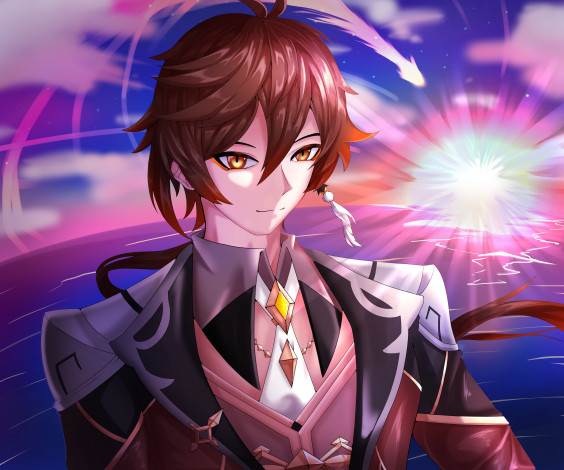 Обои картинки фото аниме, genshin impact, genshin, impact