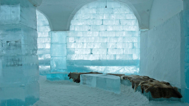 Обои картинки фото icehotel, jukkasjarvi, sweden, интерьер, кафе,  рестораны,  отели