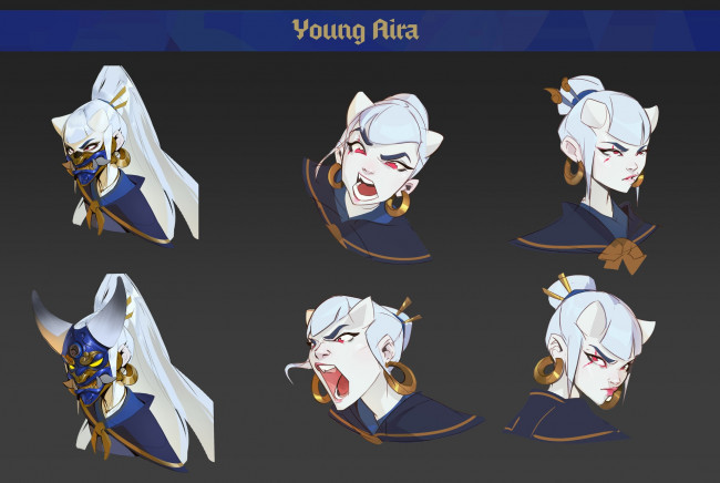 Обои картинки фото аниме, животные,  существа, лицо, маски, эмоции