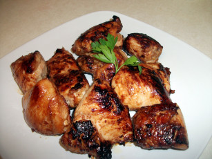 Картинка еда мясные+блюда корейская кухня мясо петрушка