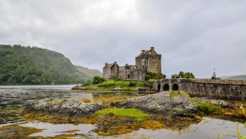 Картинка eilean+donan+castle города замок+эйлен-донан+ шотландия eilean donan castle
