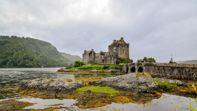 Обои картинки фото eilean donan castle, города, замок эйлен-донан , шотландия, eilean, donan, castle