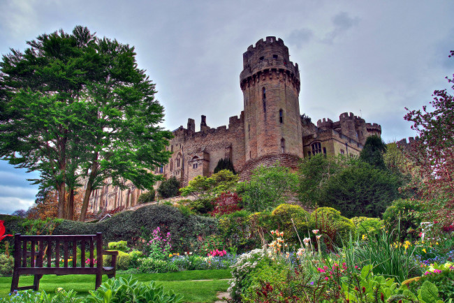 Обои картинки фото warwick castle, города, замки англии, warwick, castle