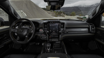 Картинка 2023+ram+1500+trx+havoc+edition автомобили интерьеры ram1500 trx havoc edition интерьер кабина