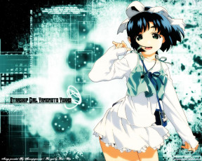обоя аниме, starship, girl, yamamoto, yohko