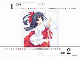 обоя календари, аниме